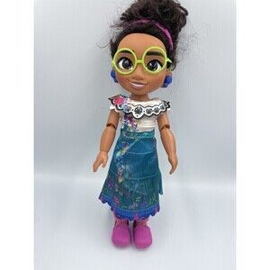 Disney ENCANTO YOUNG MIRABEL MADRIGAL DOLL  Talking Green Glasses 14"